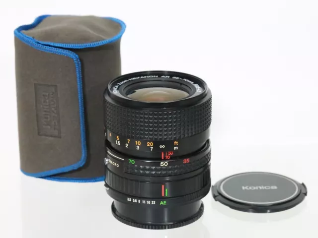 KONICA Zoom Lens 35-70 mm 3,5-4,5 klein leicht gut