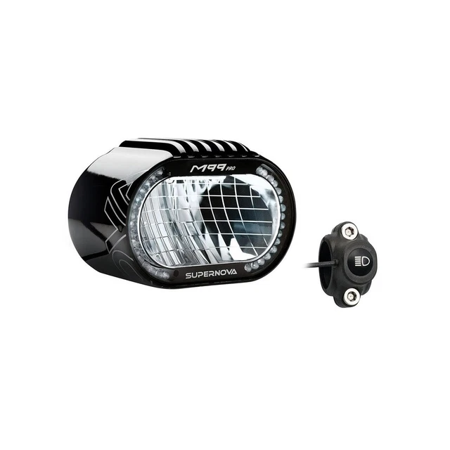 Faro Anteriore Per E-bike 70 Lux 6V-48V Con Certificazione ECE StVZO - Impermeabile