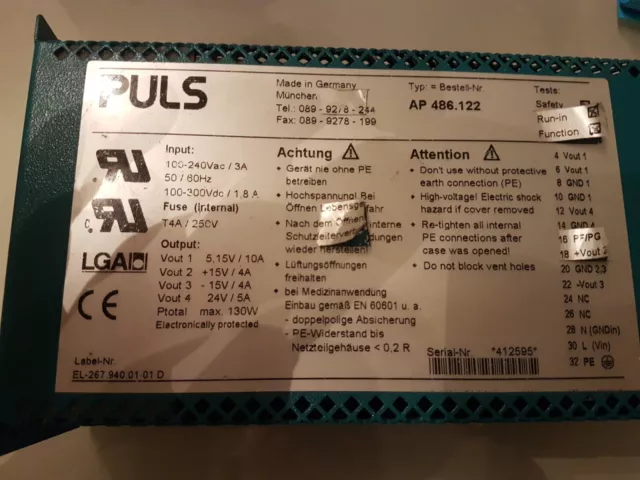 Puls AP 486.112 Schaltnetzteil