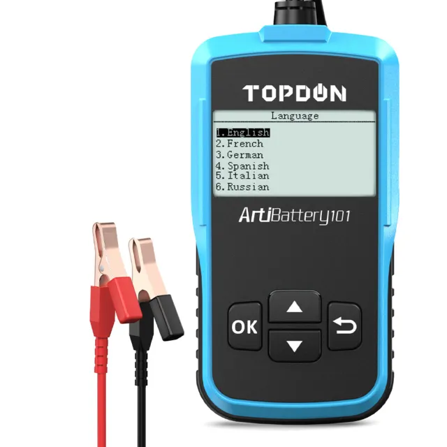 TOPDON AB101 Profi Auto KFZ Batterietester Batterie Prüfer Diagnose Tester 12V