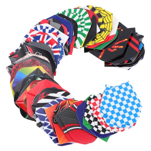 80Pcs Dart Tails Replacements American Flag Unique Dart Flights Dart Accessories