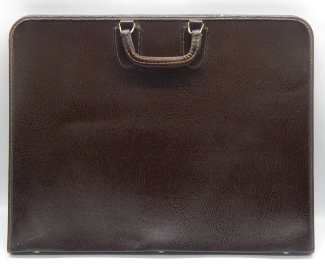 Vintage NSM Chicago Artist Portfolio Large 17" x 22" (2) Zippered Case W/Handle