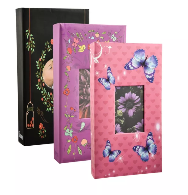 6x4 Designer Photo Album with 300 Pockets With CD/DVD Pocket 18x4x33 cm