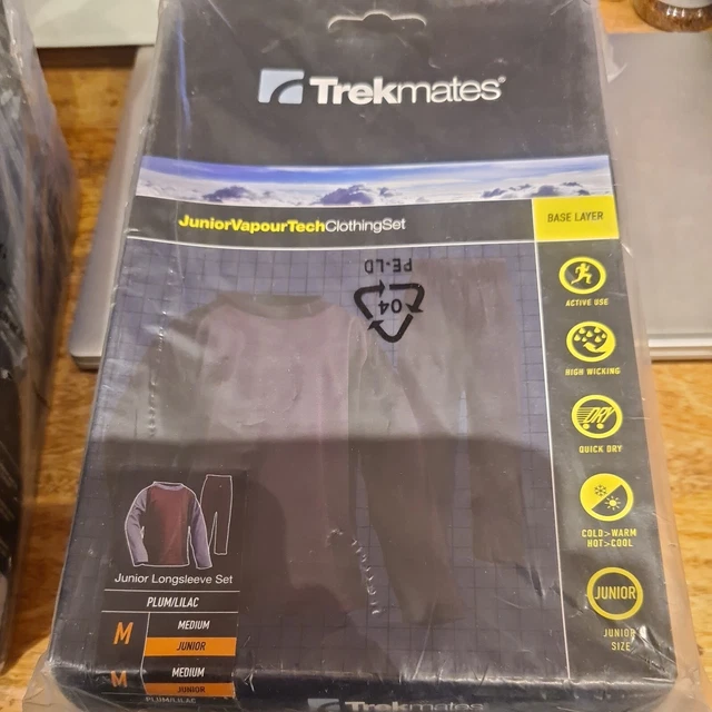 TREKMATES JUNIOR VAPOUR Tech Clothing Set Base Layer 9.00