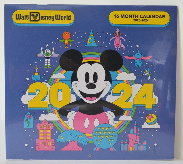 NEW WALT DISNEY World 20232024 Mickey Minnie Four Parks 16 Month