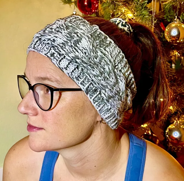 Winter Headbands for Women, Knitted 2 Pack, Ear Warmers.