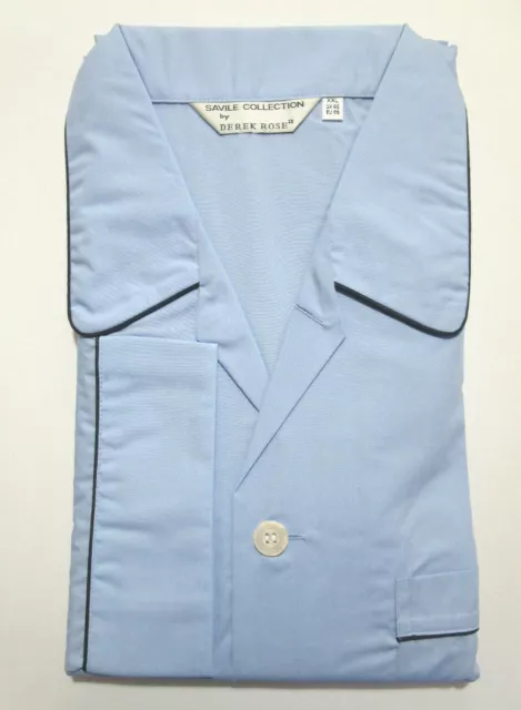 DEREK ROSE MENS Pyjamas Xxl 100 Cotton Pj Rrp. 125 Savoy Classic Blue 38.00 PicClick UK