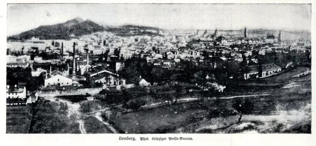 Lemberg (Gesamtansicht) Historische Aufnahme von 1915