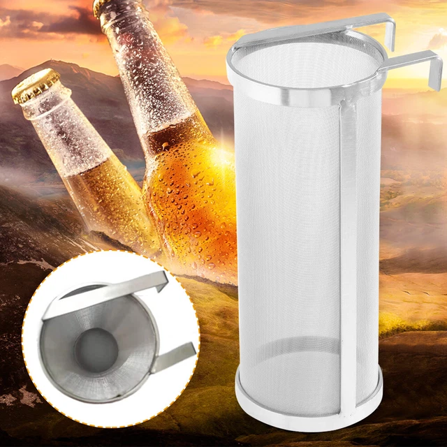 Filtro luppolo 4"" x 10"" filtro birra setaccio per luppolo acciaio inox birra birra birra filtro setaccio