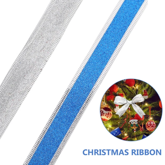 2 rollen von Xmas Party Decor Weihnachten Handwerk Verpackung Band 2