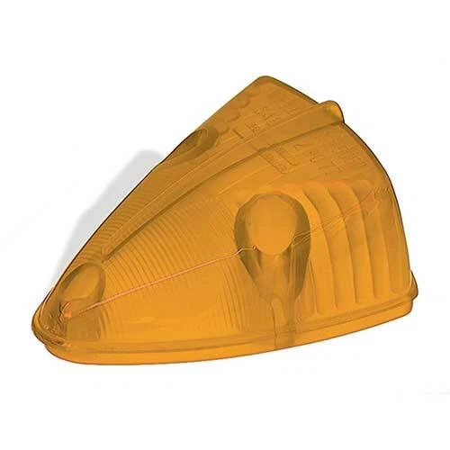 Grote 99913 Yellow Clearance Marker Replacement Lenses (School Bus Wedge Lens)