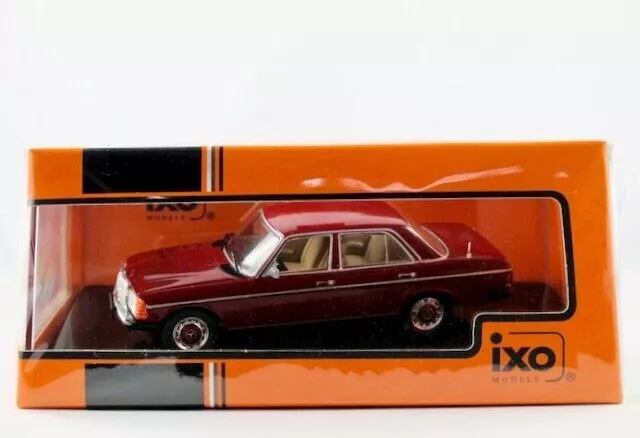 Mercedes 240D W123 1976 1985 Dark Red Ixo Clc443N 1:43 Mk4 Die Cast Metal Benz