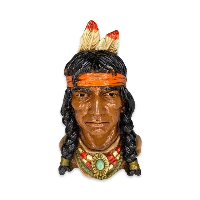 Native American Bust Ceramic FOR SALE! PicClick