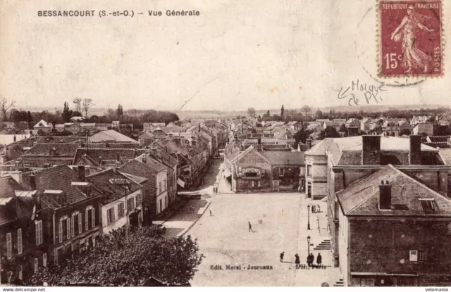 6763 cpa 95 Bessancourt - general view