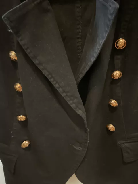 Leoni- Frankie & Co - Military Style Jacket - Black, Sz S 2