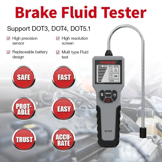 Tester liquido freni LCD DOT 3/4/5.1 tester liquido freni tester veicolo De