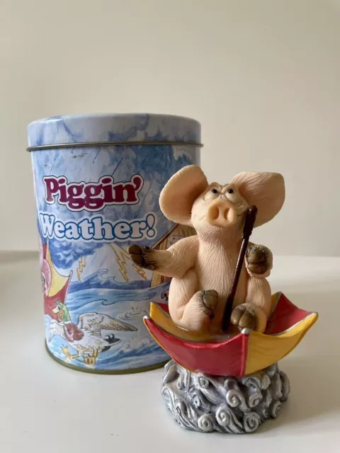 Piggin' Weather (Exclusive Joining Figurine) and Tin - David Corbridge