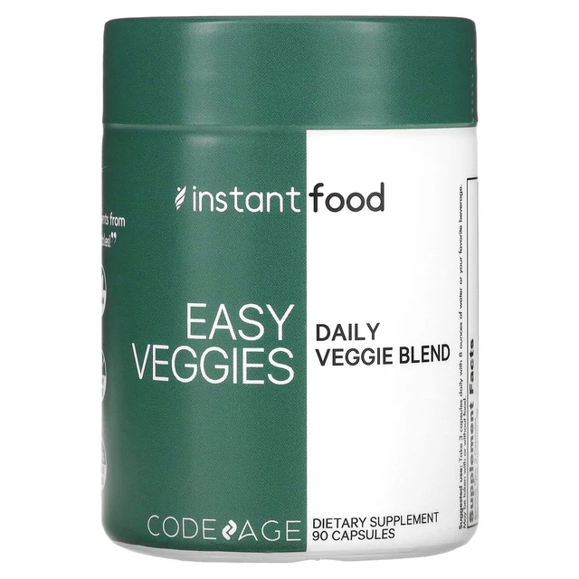 Instant Food, Easy Veggies, Daily Veggie Blend, 90 Capsules