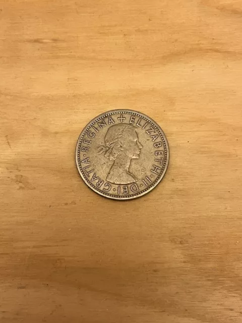 Elizabeth II 1957 Half Crown (2/6d) Coin Very High Grade