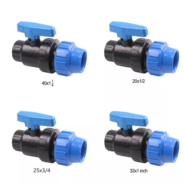 Raccords de tuyauterie d'eau fiables pour tuyaux en PE X fil femelle (bleu 20 mm
