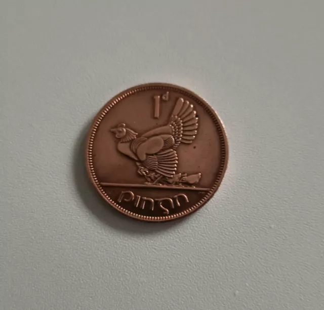 Irland 1 Penny  Münze   Pingin 1968