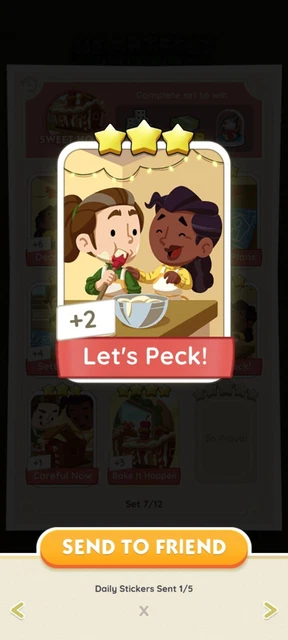 MONOPOLY GO-3⭐-Let's Peck!- Fast Delivery