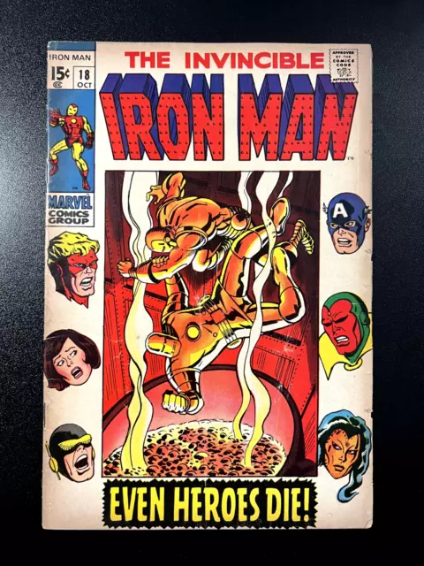 The Invincible Iron Man #18 (1968) 5.0 VG/FN