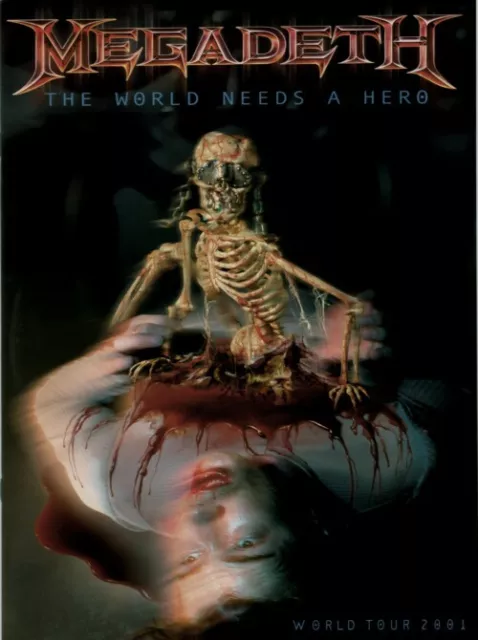 Megadeth - Official 2001 World Tour Programme - The World Needs A Hero