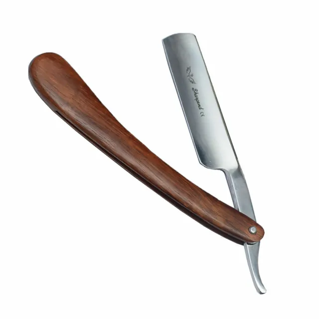 Barber Straight Cut Throat Razor + 5cm Wide Leather Strop Sharpening Honing Belt 3