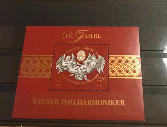 Briefmarken Österreich Block 11  Wiener Philharmoniker  postfr.