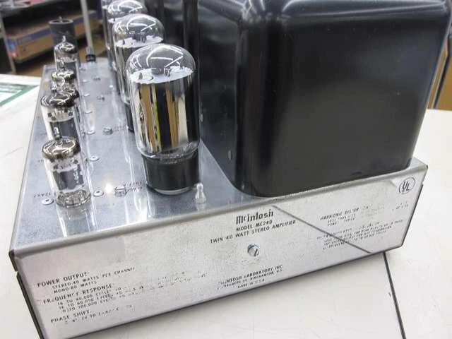 Mcintosh Mc240 Power Amplifier Tube Ball Used