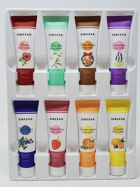 Body Care 8 Lotions Rose Shea Butter Set Exp. 12/2023
