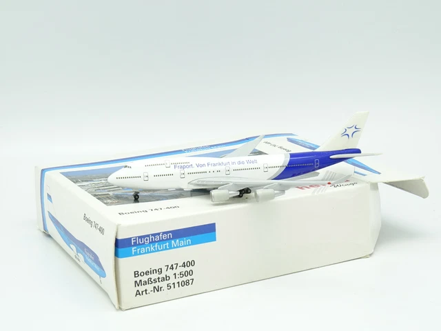 Herpa Boeing 727-200 JAT Jugoslav Airlines – Maquette Avion Métal Échelle 1:500, Modèle Collection Sans Socle