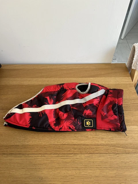 Cappotto invernale stile Jack Wolfskin colore rosso mimetico vedi foto
