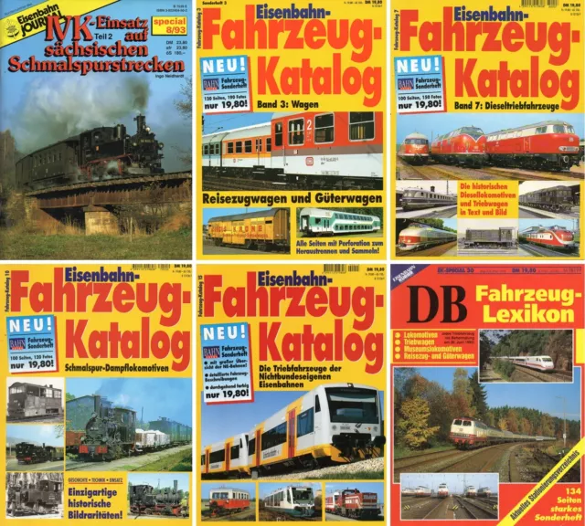 Eisenbahn Kurier-DB Deutsche Bundesbahn-Fahrzeug Katalog-IVK Schmalspurstrecken-