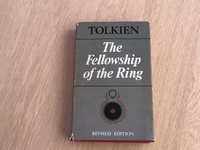 Tolkien The Fellowship Of The Ring 1966 Revised Edition Hardback Pull Out Map