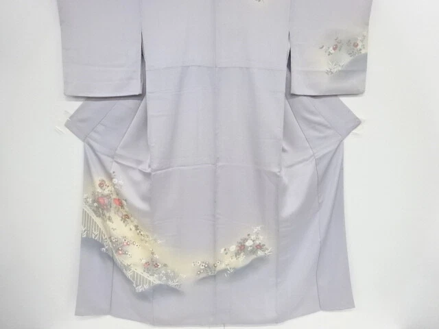 46248# Japanese Kimono / Antique Kimono / Floral Plants