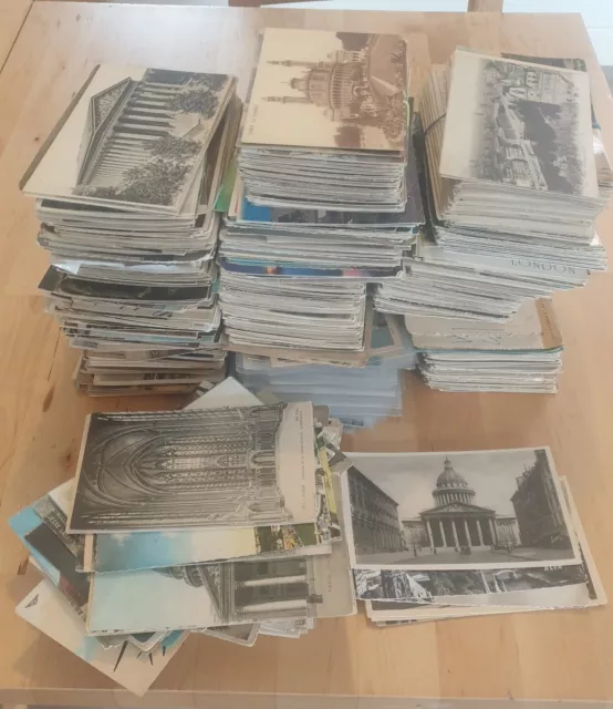 Postcards lot from Huge collection European/woldwide mixed old/new 1900-1980