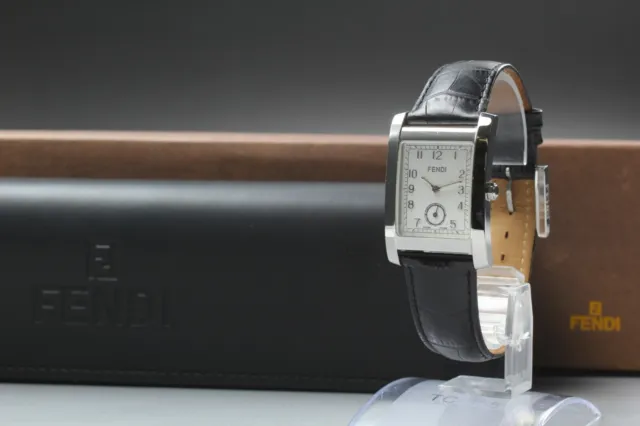 【N MINT w/ Box】 FENDI 017-7000G-530 Small Seconds Unisex Quartz Watch From Japan