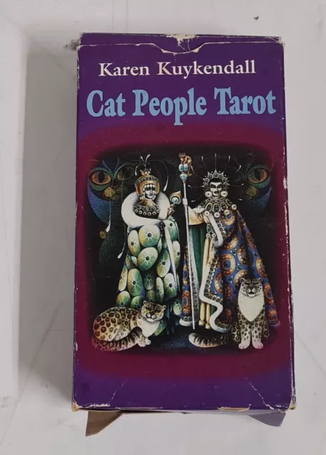 Cat People Tarot - 77 Tarotkarten  + ohne Begleitheft / Anleitung unvollständig!