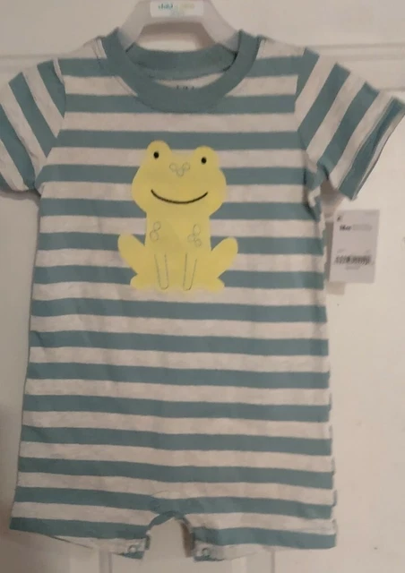 Infant Baby Boys 18 Months Carters Child of Mine Frog One Piece Outfit