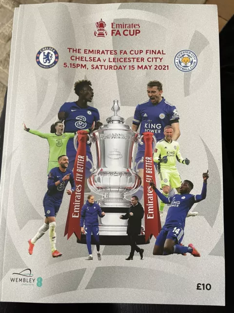 2021 FA CUP FINAL OFFICIAL PROGRAMME - CHELSEA v LEICESTER CITY