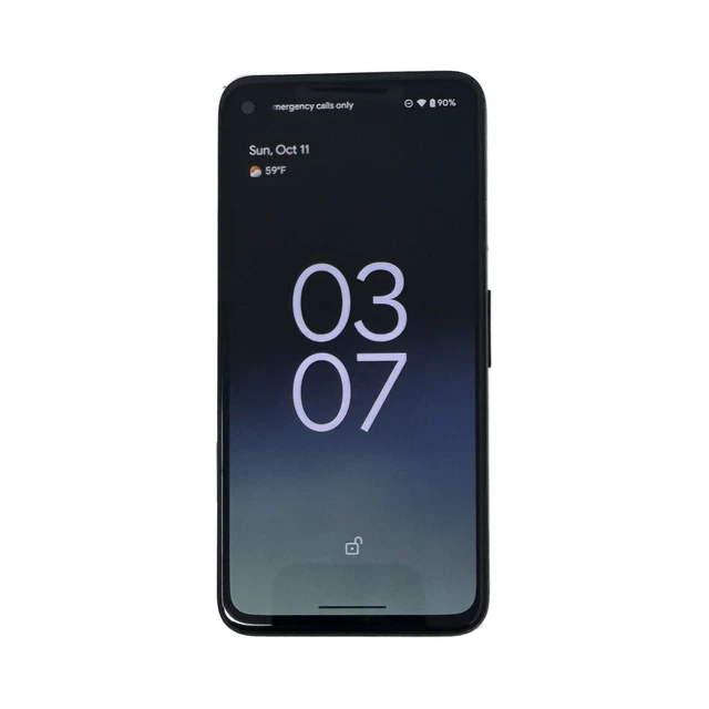 GOOGLE PIXEL 4A 128 GB Black - Unlocked - VG - NEEDS NEW BATTERY