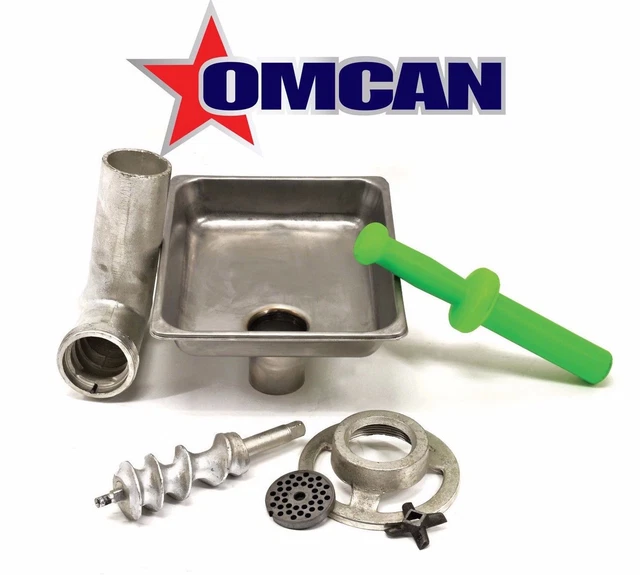 Omcan C812HCPL 10051 #12 Meat Grinder Attachment Fits #12 Hub For Hobart Mixers