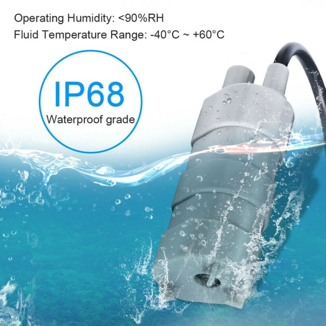 Pompe à eau submersible polyvalente DC 12V pour camping-cars 1000LH haut débit