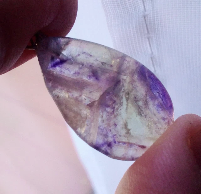 Pierre Brute Fluorite Facettée Du Brésil - 20,27 Carats - Forme Rectangle émeraude - Naturelle