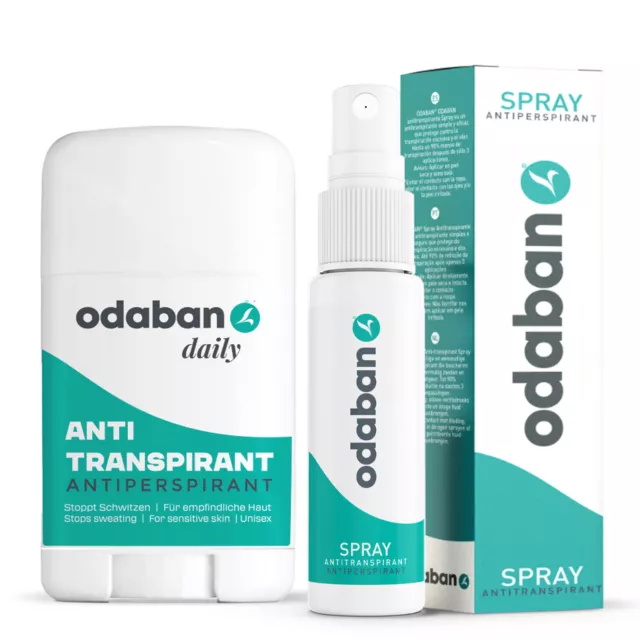 odaban® Antitranspirant Set - Spray + Deo Stick