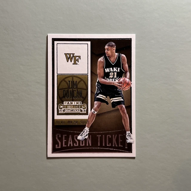 2015-2016 Panini Contenders Draft Picks TIM DUNCAN #89 San Antonio Spurs (NM)