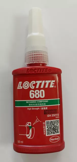 Loctite 680 High Strength Retaining Compound 50 Ml - Henkel - Same Day Postage