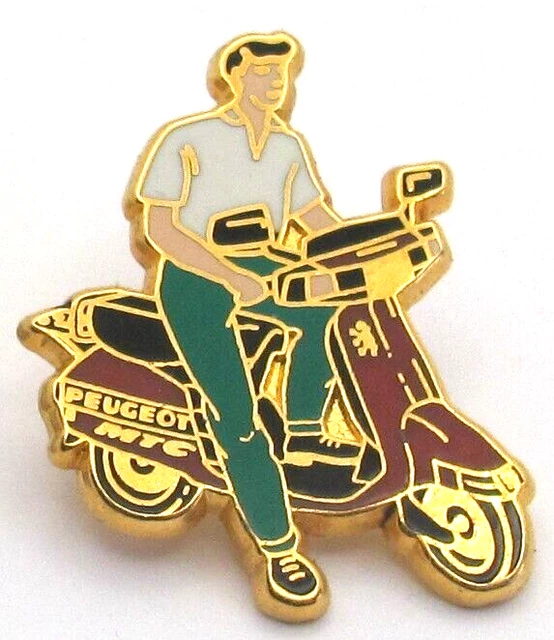 PIN'S VESPA SCOOTER PEUGEOT BORDEAUX Signé Arthus Bertrand Paris
